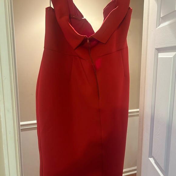 ASOS Vibrant Red Dress - Picture 3 of 4